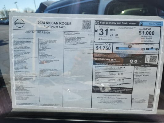 2024 Nissan Rogue Platinum in Owensboro, KY - Don Moore Nissan