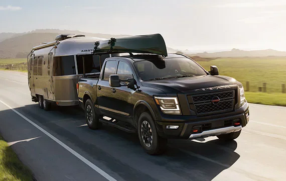 2022 Nissan TITAN towing airstream | Don Moore Nissan in Owensboro KY