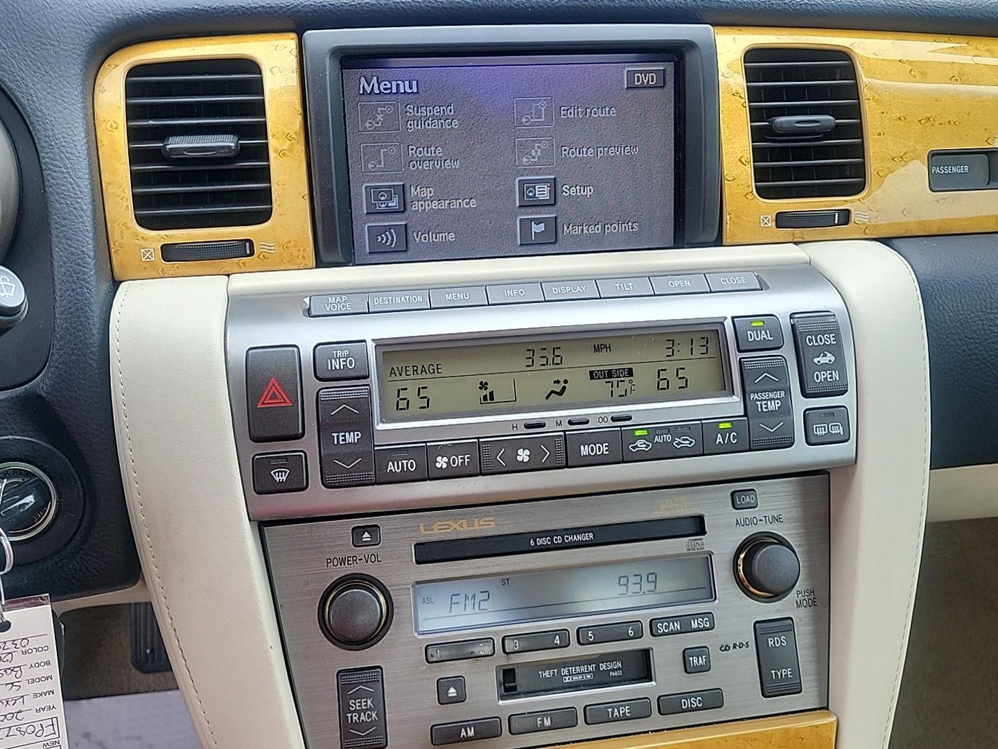 2003 Lexus SC 430 2DR CONV