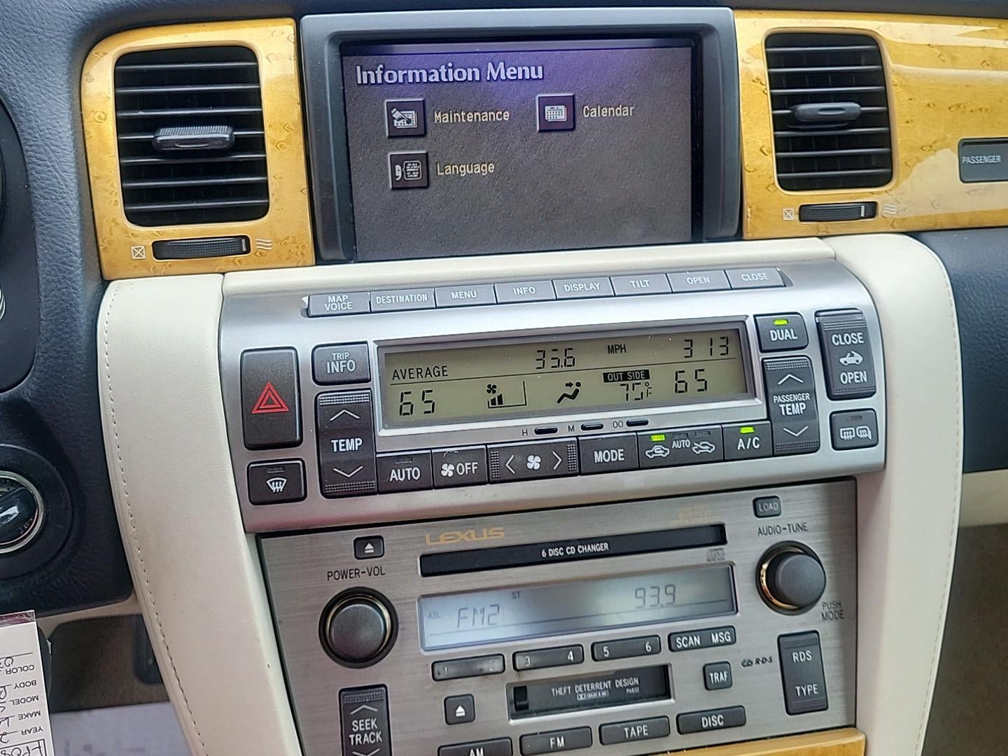 2003 Lexus SC 430 2DR CONV
