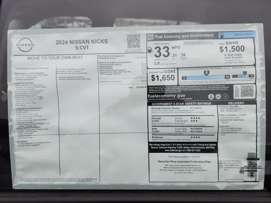 2024 Nissan Kicks S in Owensboro, KY - Don Moore Nissan